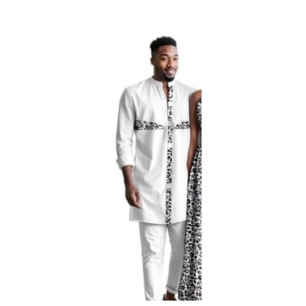 NWT MaxPick Africa Men's Short Sleeve Top & Pants Set - Size: 2XL